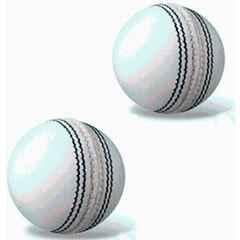 GS Sports CLUB-11 Leather Cricket Ball (Pack of 2)