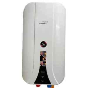 V-Guard Maha 5 Litre 3000W 5 Star Stainless Steel White Instant Geyser with LED Indicator