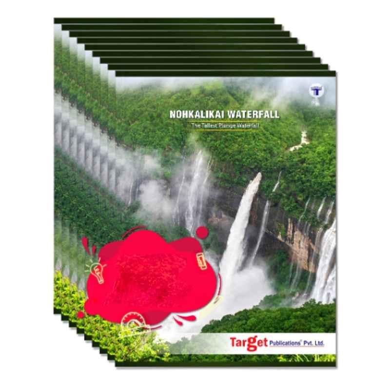 Target Publications 9 Pcs A4 164 Pages Nohkalikai Waterfall Long Notebook Set