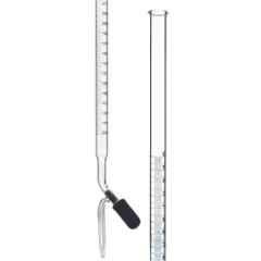 ABGIL 2ml Borosilicate Glass Burette with Single Bore Rota Flow Teflon Key, ABG935