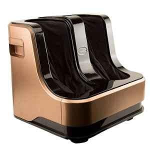 Lifelong 80W 4 Motors Dark Brown Foot Calf & Leg Massager with Heat and Vibration , LLM99