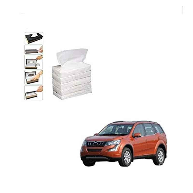 Kozdiko 100 Pulls Dispenser Box Refiller Tissue Paper with 200 Sheets for Mahindra XUV 500 (Pack of 5)