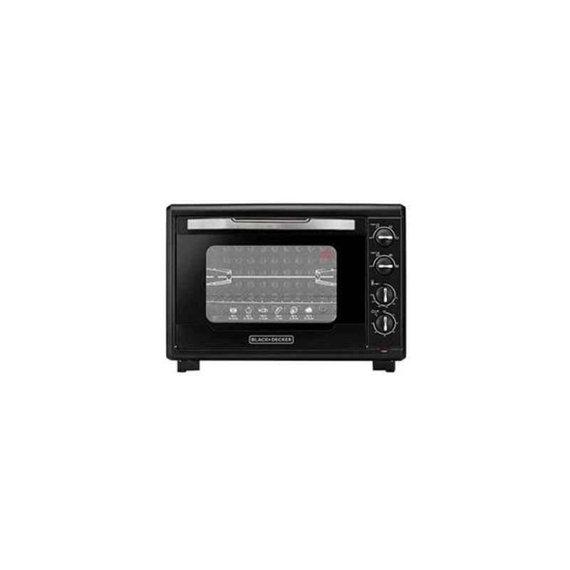 Black & Decker 2000W Black Double Glass Toaster Oven, TRO55RDG-B5
