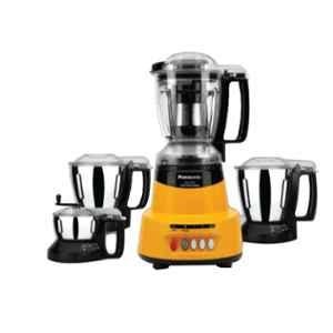 Panasonic 600W Yellow Mixer Grinder with 4 Stainless Steel Jars, MX-AV 425