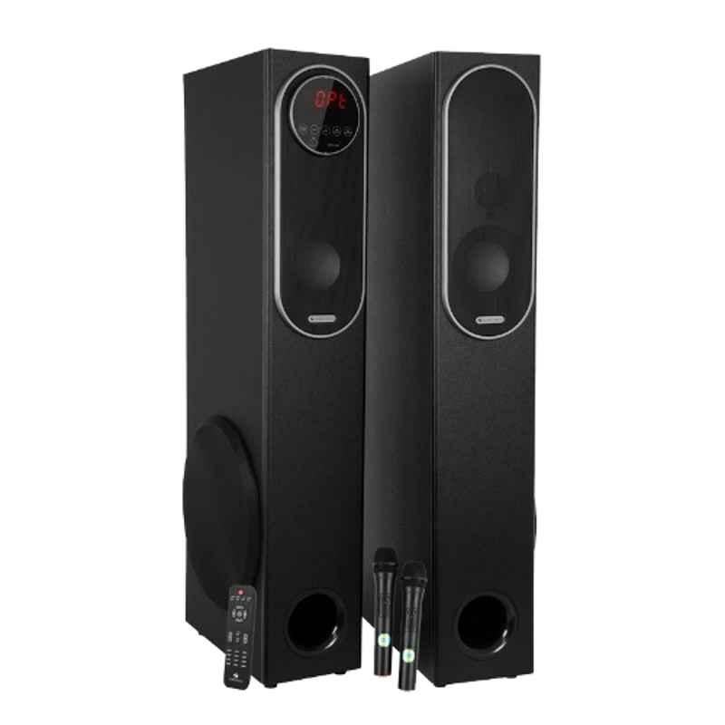 Zebronics BTM 9801 RUCF 120W 75dB Black Bluetooth Tower Speaker Tower Speaker with Remote Control & 3 Way Speaker