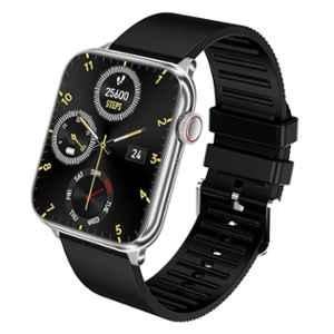 IZI Prime Plus 1.78 inch Charcoal Metal Black AMOLED Smart Watch with Always On Display, Bluetooth Calling, DIY Watch Face, AI Voice Assistant, ECG, SPO2, BP, Heart Rate, Sports Mode & 60Hz Refresh Rate