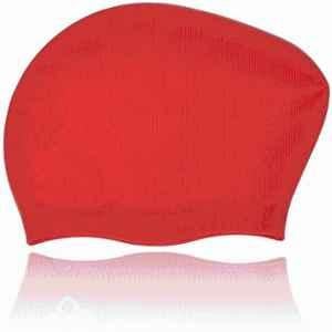 Matrica Red Extra Large Bathing & Swimming Pool Caps for Ladies, Size: Free