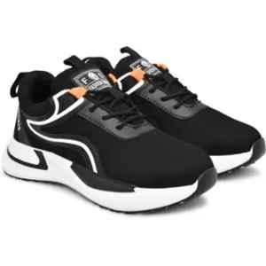 Ambrick 312 Air Mix Sole Steel Toe Mesh Black & White Safety Shoes, Size: 8