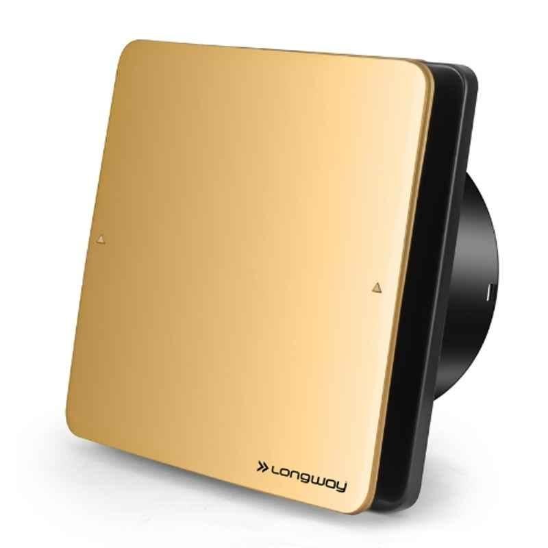 Longway FreshX 6 inch 22W Plastic Gold Exhaust Fan with Powerful Motor & & 2 Years Warranty, Sweep: 150mm