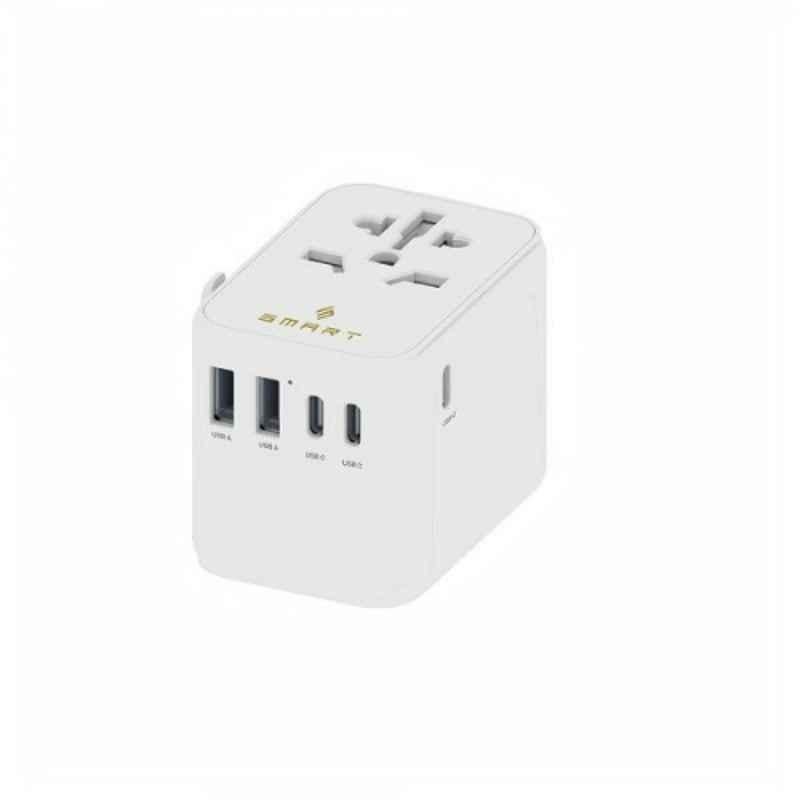 Smart Premium 20W White International Travel Adaptor, SACITA01