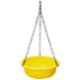 Gardens Need 4 Pcs 26x26x8.5cm 100% Virgin Plastic Bonsai-10 Yellow Hanging Planter with Iron Chain