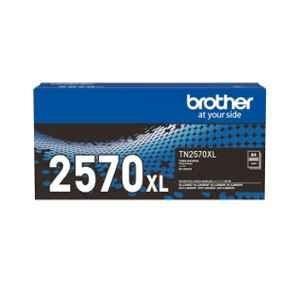 Brother 3000 Pages Black Laser Toner Cartridge, TN-2570XL