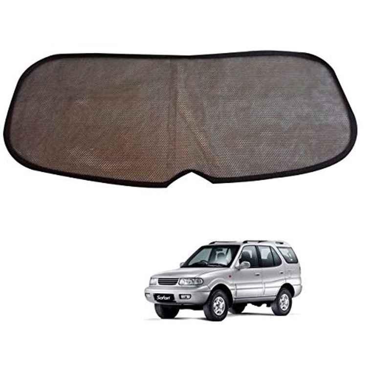Kozdiko Mesh Black Rear Window Sunshade Car Diggy Curtain for Tata Safari Dicor