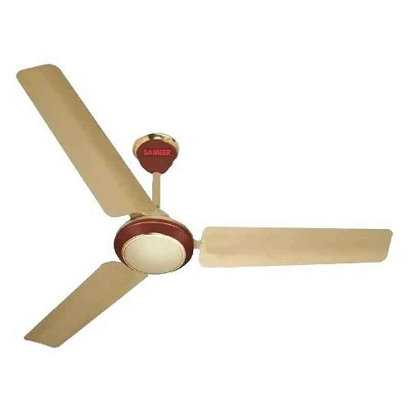 Sameer 50W Golden Brown Fusion Ceiling Fan, Sweep 1200 mm