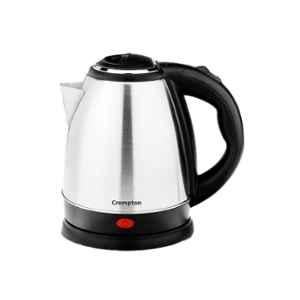 Crompton 1.5 Litre 1500W Stainless Steel Silver Electric Kettle, ACGEK-INSTAHOT1.5 (Pack of 2)