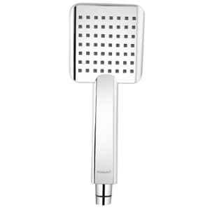 Somany Hemal Plastic Chrome Wall Mounted Rain Handheld Shower, 272221250021
