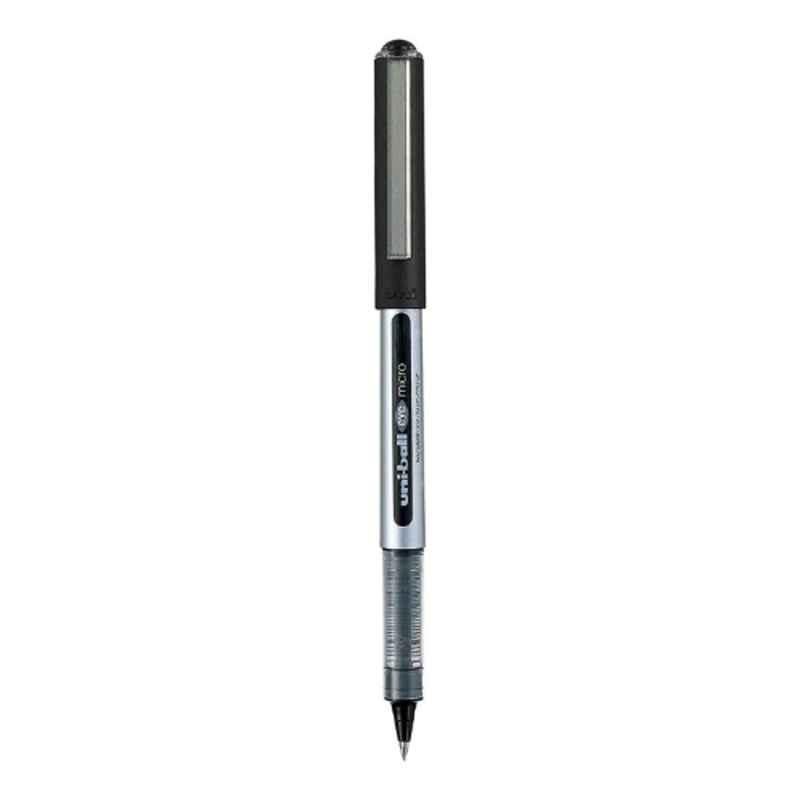 Mitsubishi Uniball Eye 0.7mm Black Roller Pen, MI-UB157-08CBK (Pack of 8)