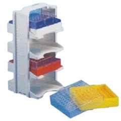 Tarsons 14x14x30cm Polycarbonate 4 Places Cryobox Rack , 524031