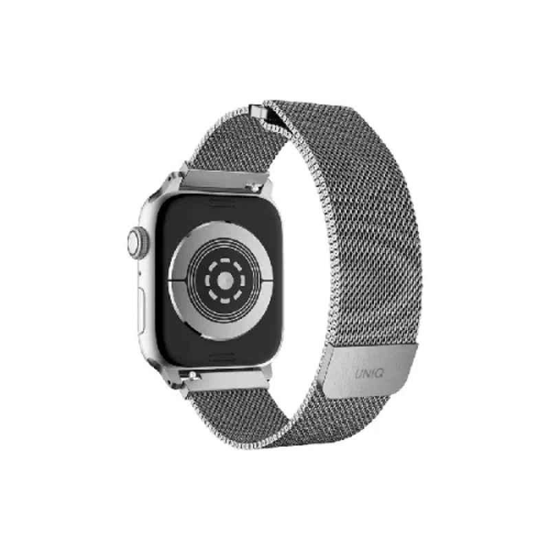 Uniq Dante Mesh Steel Sterling Silver Strap for Apple Watch Series 4 (40mm)