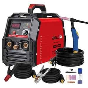 iBELL T250-106 250A Red Inverter IGBT TIG/MMA Welding Machine with 10 Pcs Tungsten Rods, All Accessories & 1 Year Warranty