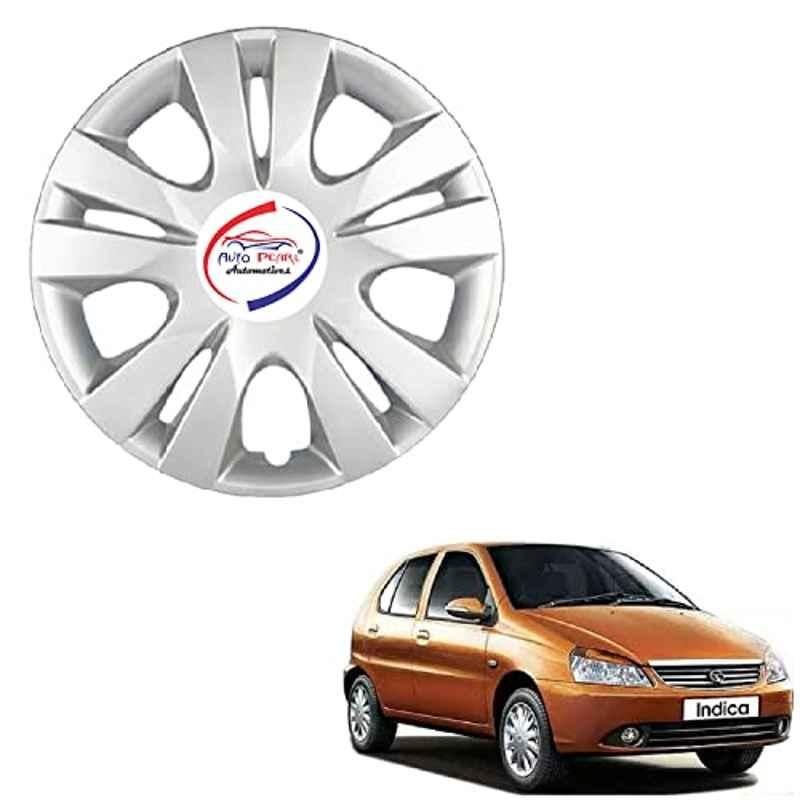 Auto Pearl 4 Pcs 13 inch ABS Hubcap Wheel Cover Set with Retention Ring for Maruti Suzuki Indica WCDZR28