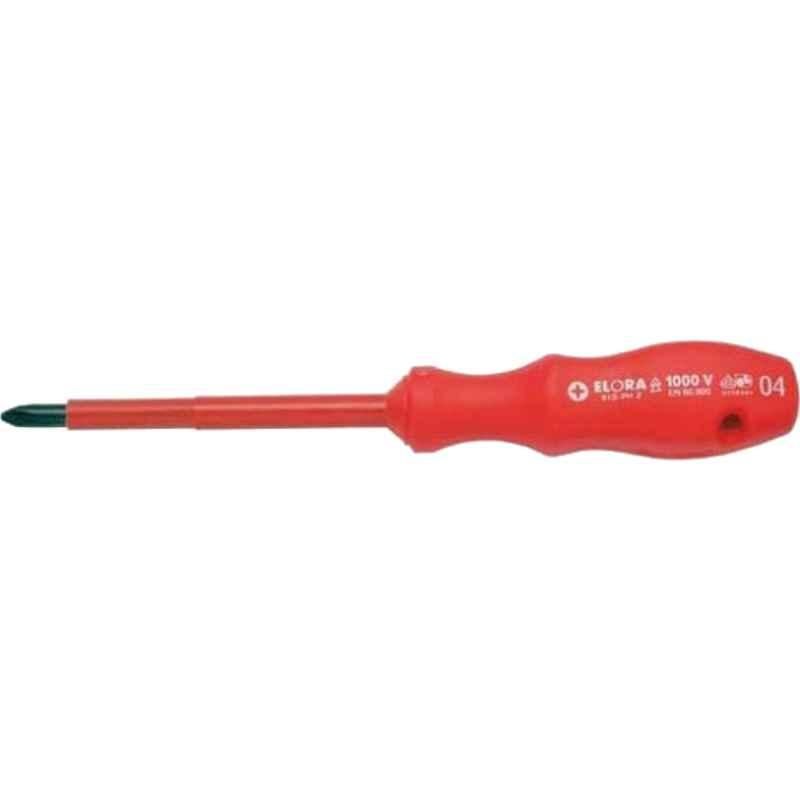 Elora PH-3 CrV Gunmetal Finish VDE Phillips Screwdriver, 910PH-3