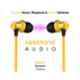 Ptron Avento Classic Black & Yellow Bluetooth Wireless Earphones