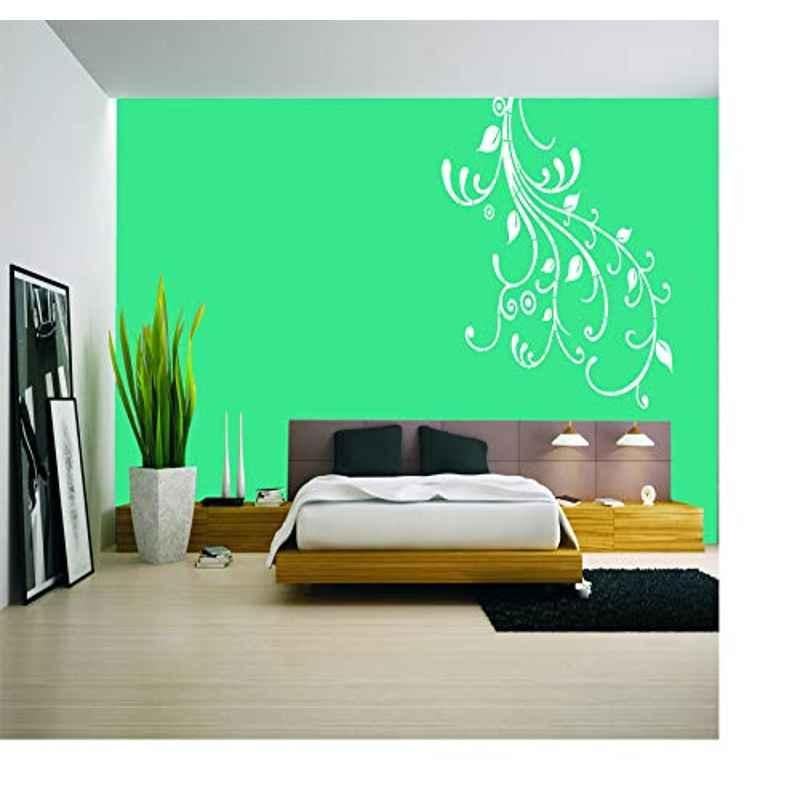 Kayra Decor 16x24 inch PVC Swirl Design Wall Design Stencil, KHSNT214