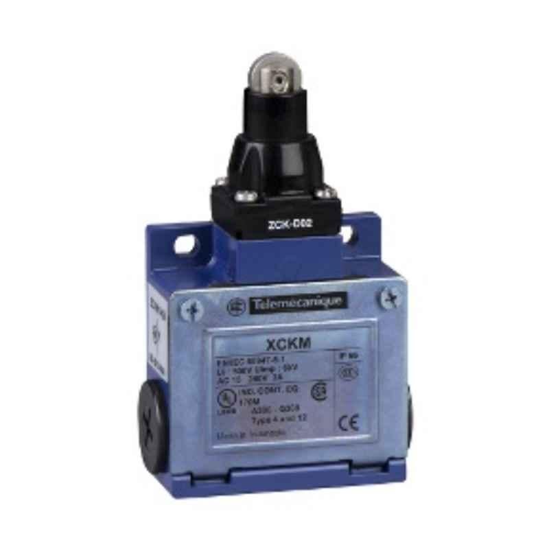 Schneider 1NC+1NO 2 Pole Metal End Plunger Limit Switch, XCKM110H29