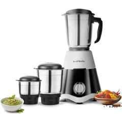 Longway Super Dlx 500W ABS Plastic Black & Grey Mixer Grinder with 3 Jars & 2 Years Warranty