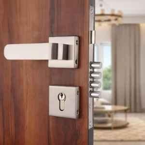 VIN KRAFT 60mm Stainless Steel Satin Mortise Door Lock Handle Set with 3 Keys, VK002-ROSE-OSK