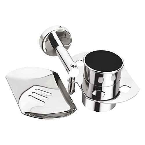 Toothbrush Holder Wall Mounted Stainless Steel Bathroom Tumbler Holder –  Ruhe