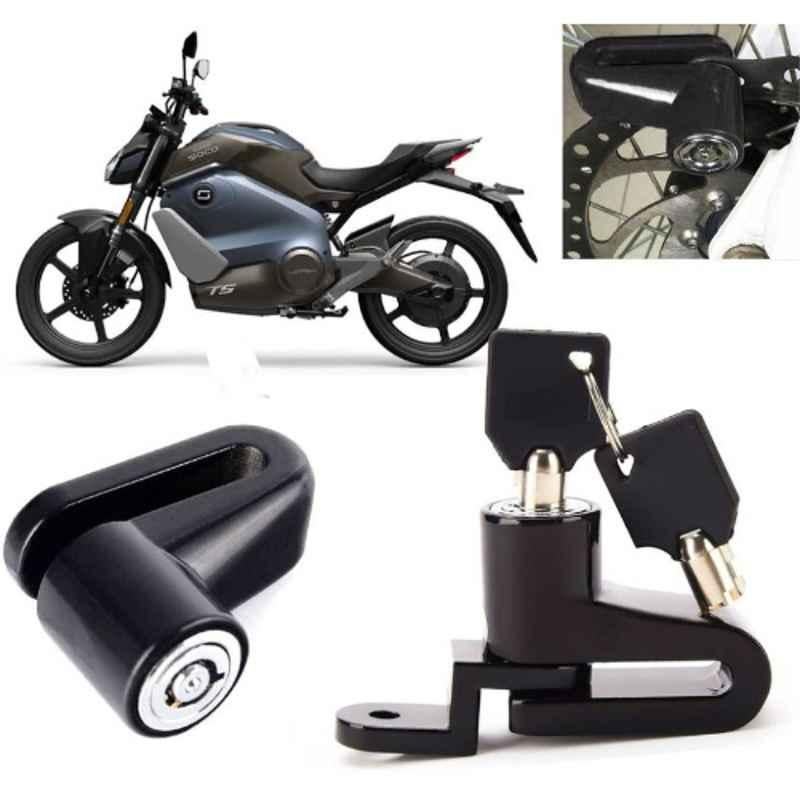 Auto Pearl Steel Black Heavy Duty Anti Theft Disc Brake Lock for VXL BS6, Lock_750