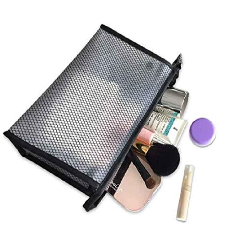 Rubik PVC Black Cosmetic Bag