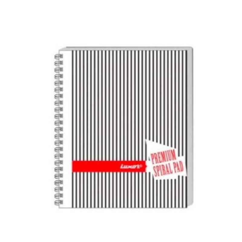 Luxor 21.8x17.8cm 100 Pages Spiral Note Pad , 20558 (Pack of 50)