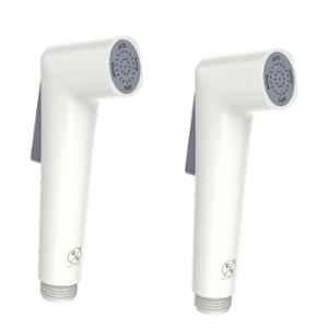 RN Grey White.3 Toilet Jet Spray Gun without Hose Pipe for Toilet Cleaning (Pack of 2)
