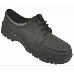 Agarson Goblin PVC Steel Toe Single Density Black Safety Shoes, Size: 9