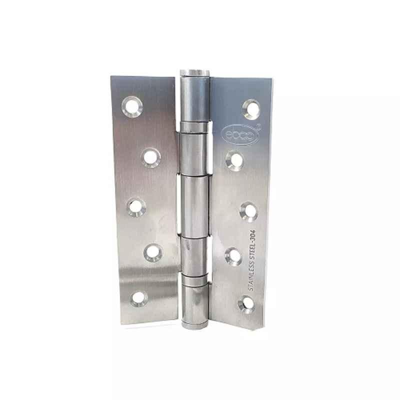 Ebco 100x75x2.5mm Stainless Steel 304 Brushed Finish Ball Bearing Hinge, DH2B-4302
