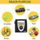 Windek 1702 Tyre Inflator Portable & Easy To Operate Air Pump With Digital Display & Led Light (Black)