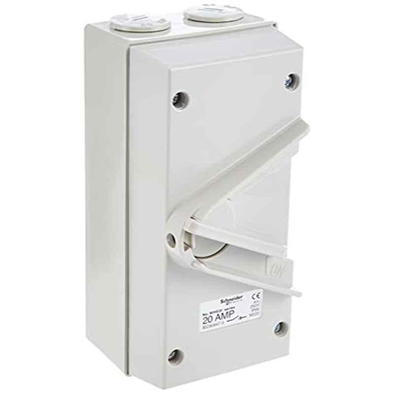 Schneider 20A 250V Single Pole Isolating Switch