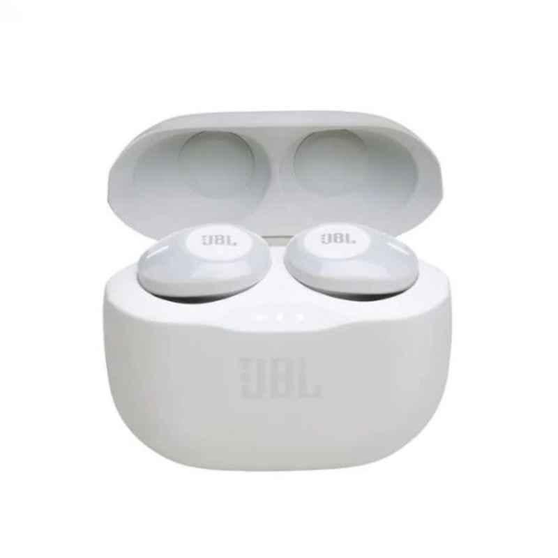 JBL 5.8mm 16hrs White Truly Wireless In-Ear Headphone, JBL-TUNE120-TWS-WHITE