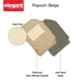 Elegant Popcorn 4 Pcs Polypropylene & Non Woven Beige Carpet Car Floor Mat Set for Honda Crv (2004-2009)