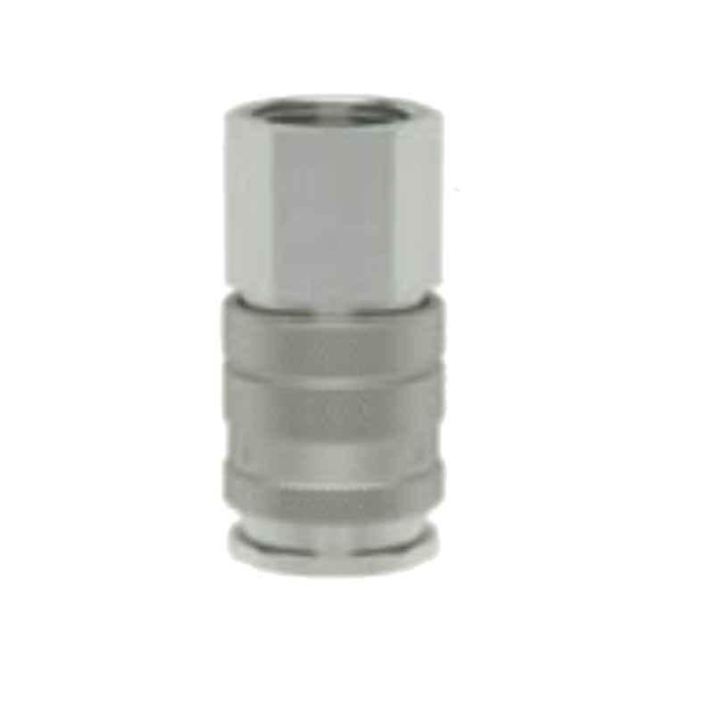 Ludecke ESIG38IO G3/8 Straight Through Industrial Quick Parallel Female Thread Connect Coupling