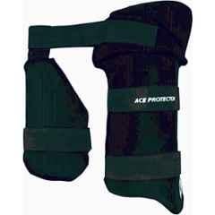 Exton Black Ace Right Hand Cricket Thigh Guard Thai Pad for Man's