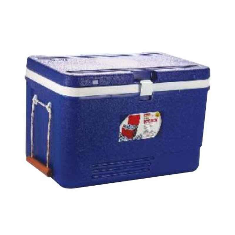 Aristo 60L Blue Plastic PUF Insulated Ice Box with Wheel