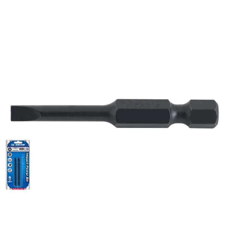 King Tony 2Pc 5.5mm 50mm Slotted Head Power Bit Set, 715055S2-S1