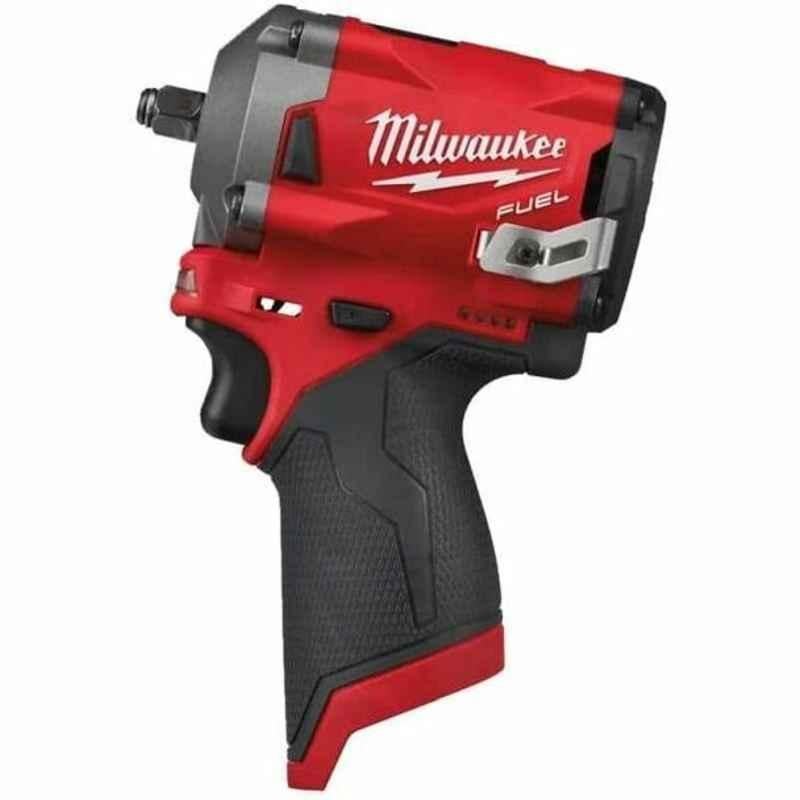 Milwaukee Stubby Compact Impact Wrench, M12FIW38-0, Fuel, 3/8 inch, 12V