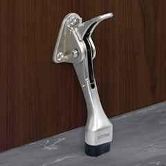Plantex Hydraulic Door Stopper/Heavy Duty 5 inch Gate Stopper for Home/Door Stops (Pack of 2) 186-Satin