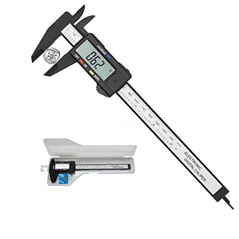 Vernier Caliper Electronic Digital Lcd Screen Microm Ruler Measuring Tool 150 mm