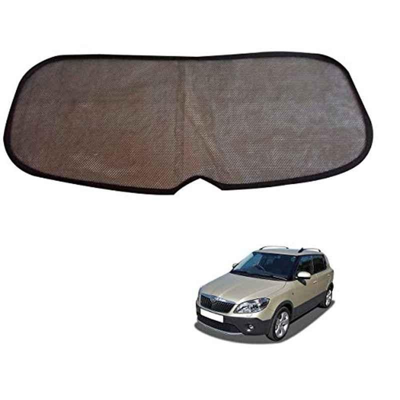 Kozdiko Mesh Black Rear Window Sunshade Car Diggy Curtain for Skoda Fabia